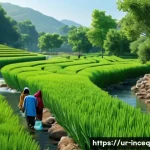 Home 22 사회책임 투자 기준 작성 시 고려 사항 - **Prompt for Environmental Stewardship (ماحولیاتی تحفظ):**
"A visually striking and hopeful imag...